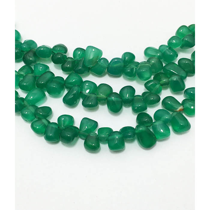 best buy Green Onyx Plain Beads Strands for necklace