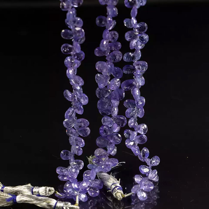 top quality Tanzanite Faceted Beads Strands wholesaler