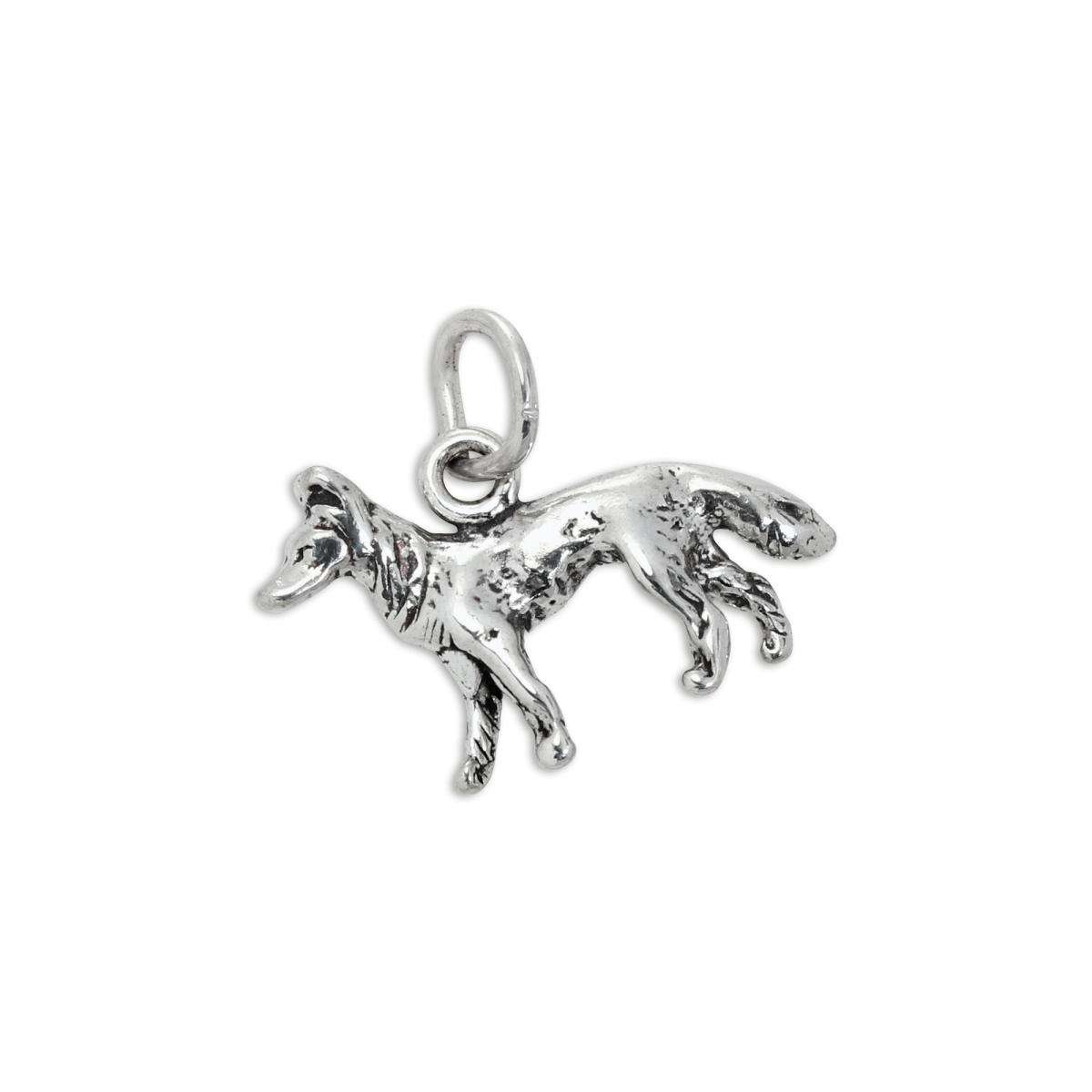 Best Price Of Fine Silver For Jewelry Charm Manufacturer |Design 3D German Shepherd Charm|