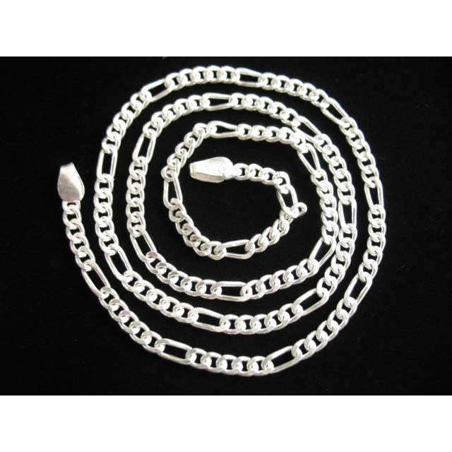 Wholesale of Silver Beads And Figaro Chains.