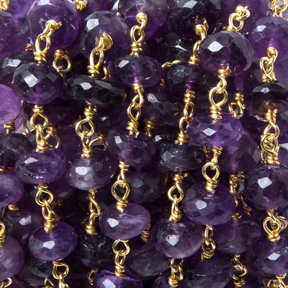 Exporter Hematite Faceted Rondell Chain