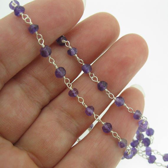 Wholesale Handmade Hematite Quartz Rosary Chain