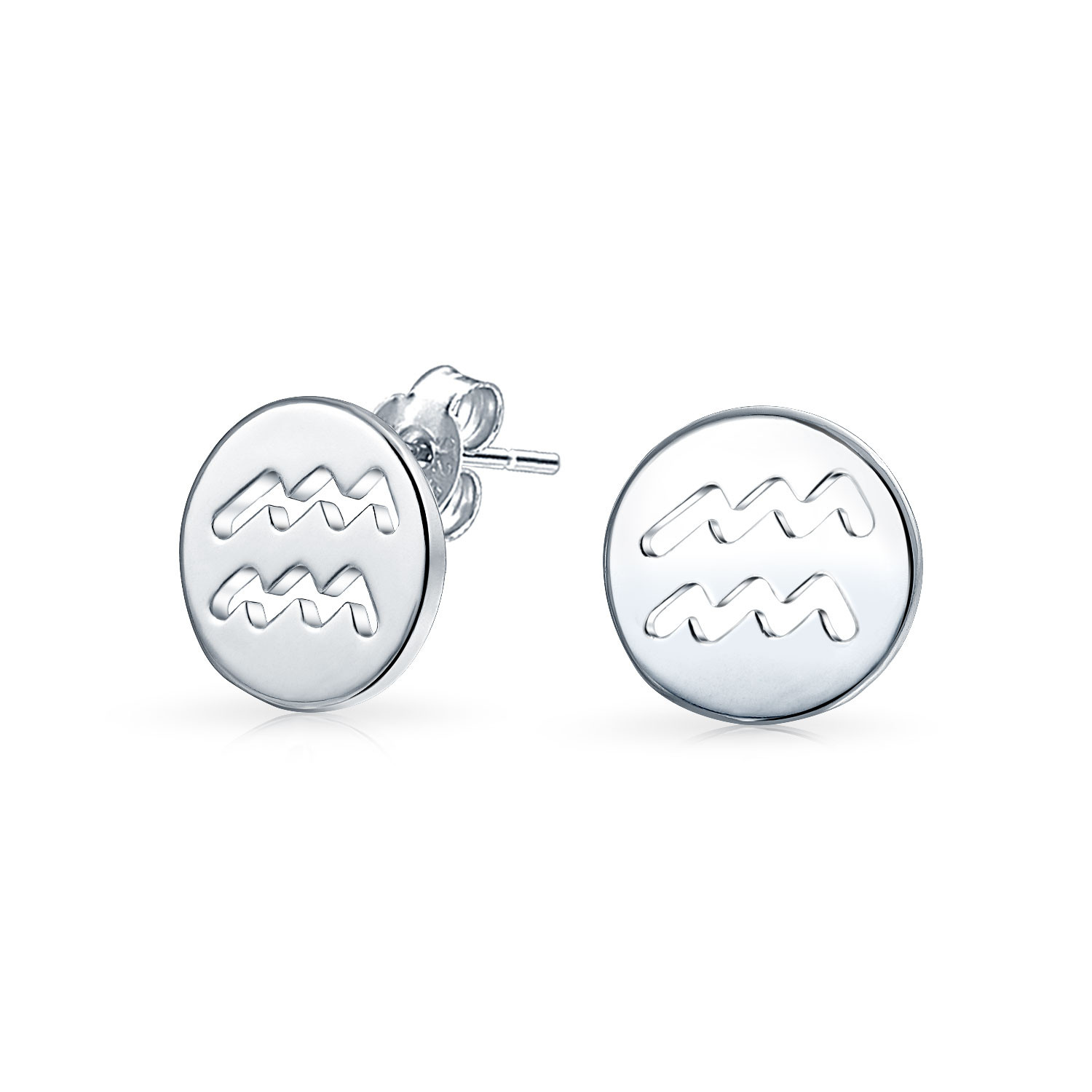 Aquarius Zodiac  Meditation Earrings Jewelry