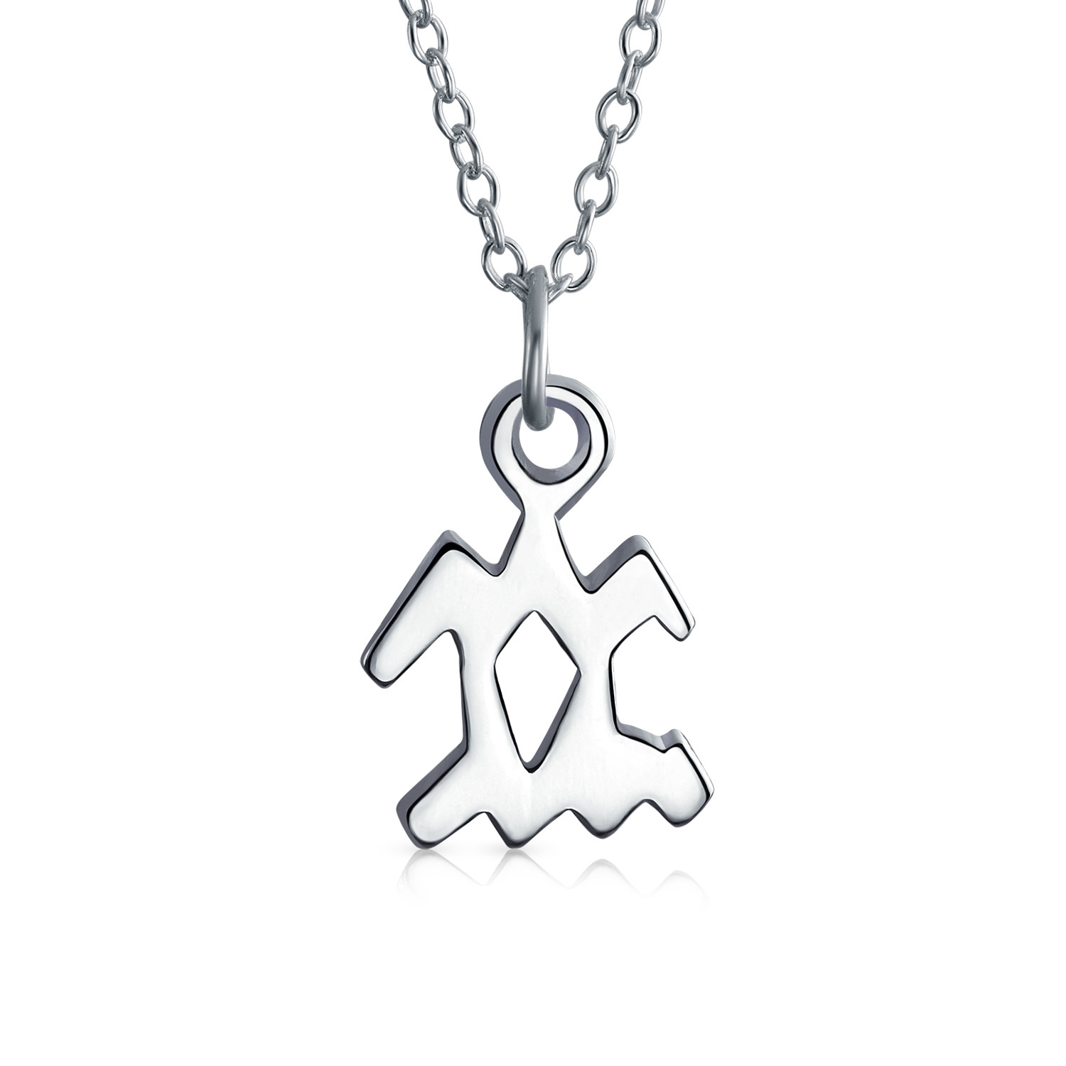 Aquarius Zodiac  Astrology Necklace Jewelry