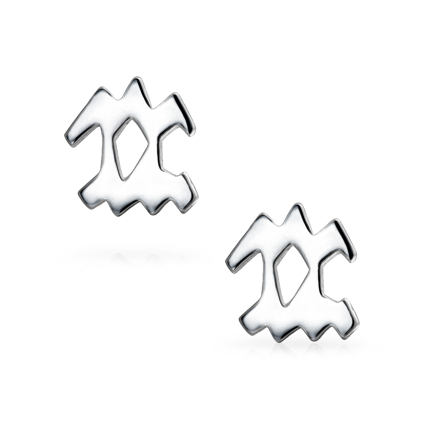 Beautiful Aquarius Zodiac Earrings Jewelry