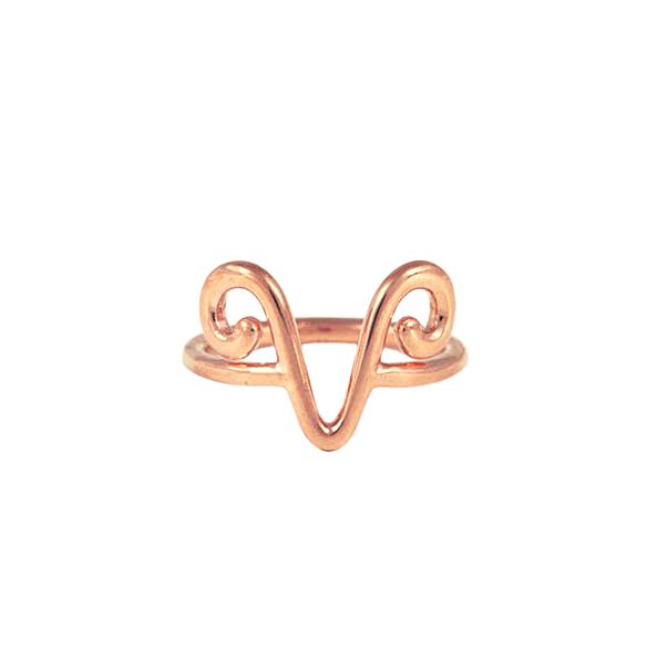 Aries Zodiac  symbol Rings Jewelry