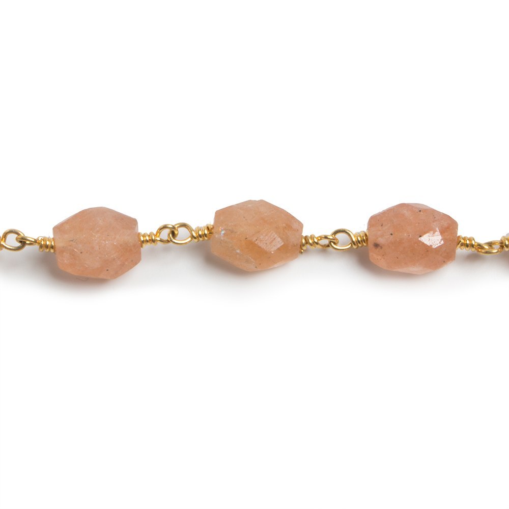 Online Top Quality Aventurine Faceted Nugget Chain