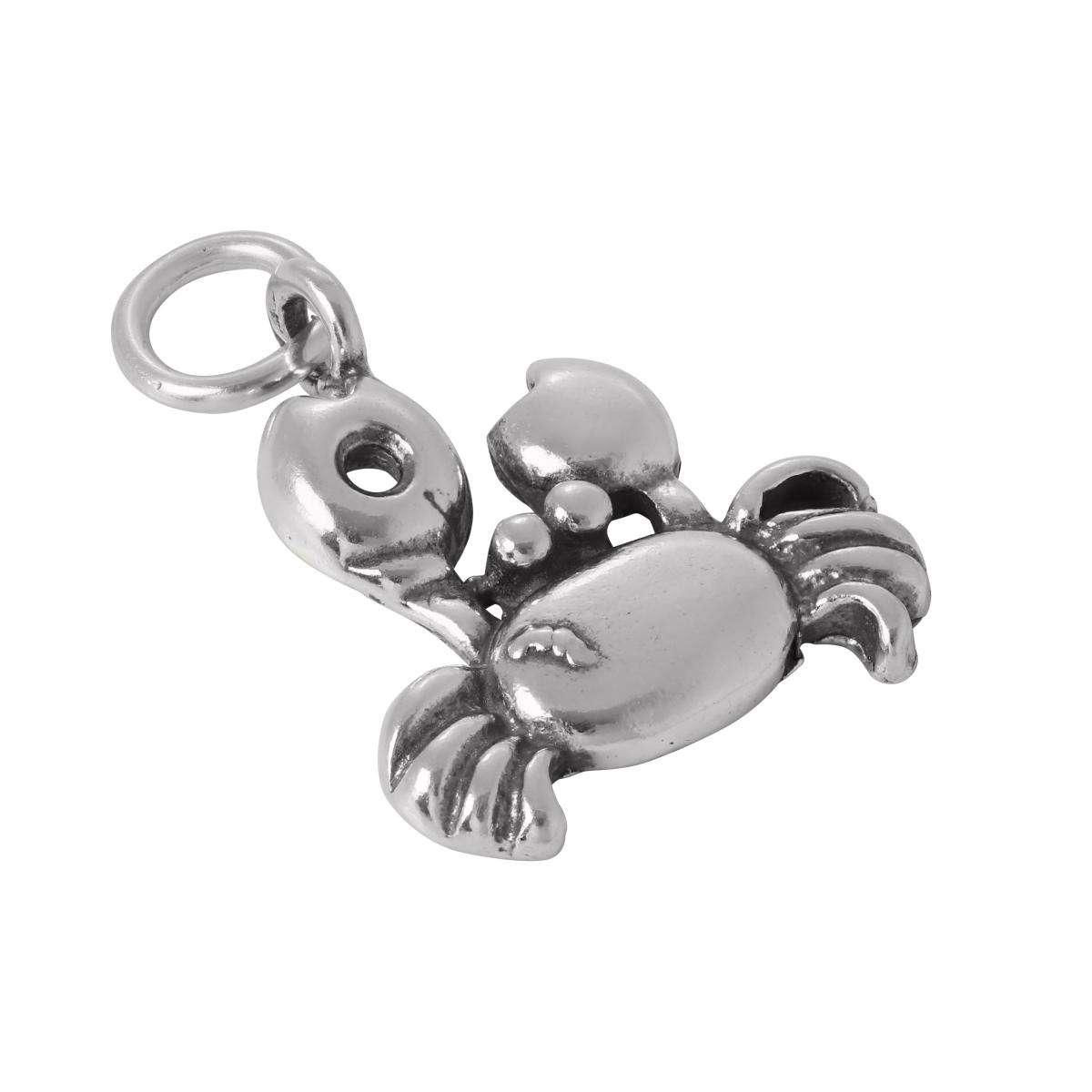 Online Sale Crab Charm |925 Silver Crab Charm|