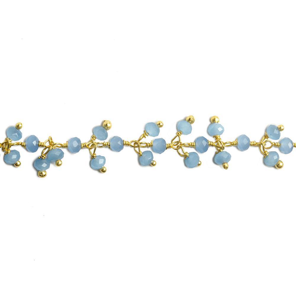 Online Exporter Of Periwinkle Crystal Rondell Chain