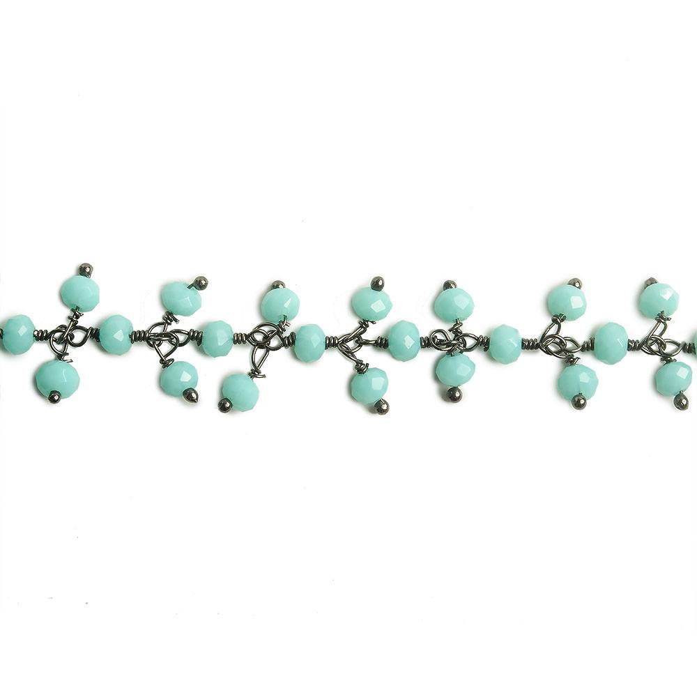 Online Collection Blue Crystal Rondell Chain