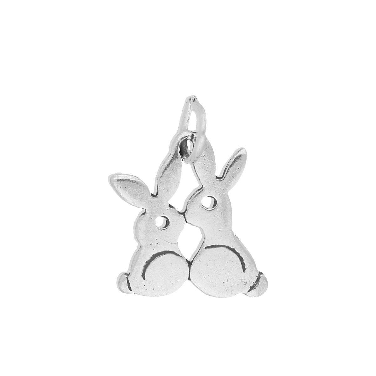 Online Silver For Necklace Handmade Charm |Manufacturer Bunny Rabbit  Charm|