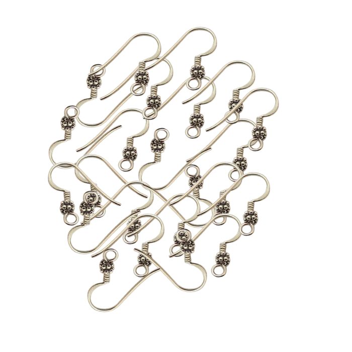 Buy Online 925 Silver Earring Hook | Sterling Silver Earring Hook |