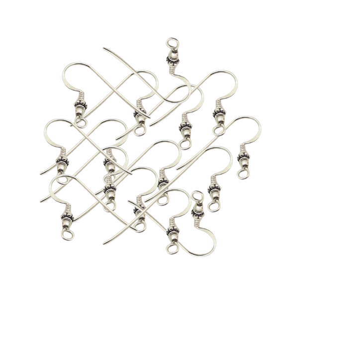 Top Quality Silver Handmade Earring Hook | Earring Hook Wholesaler |
