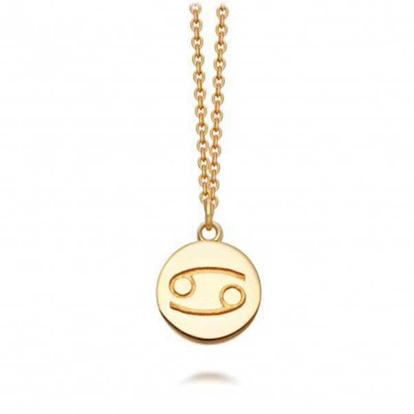 Cancer Zodiac  Astrology Necklace Jewelry