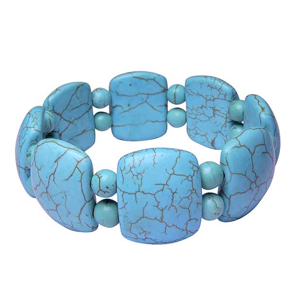 Buy Wholesale Semi Precious Turquoise Beads Bracelets At Best Price