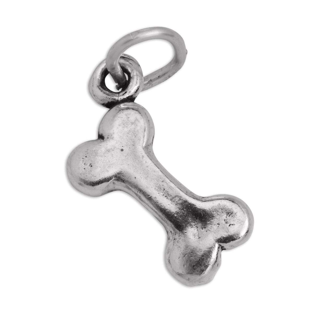 Online Sale Fine Silver For Jewelry Handmade Charm |Suppliers Dog Bone Charm|