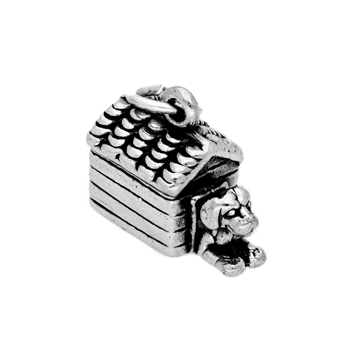 Wholesaler Of 927 Silver Handmade Charm |Manufacturer Doghouse Kennel Charm|
