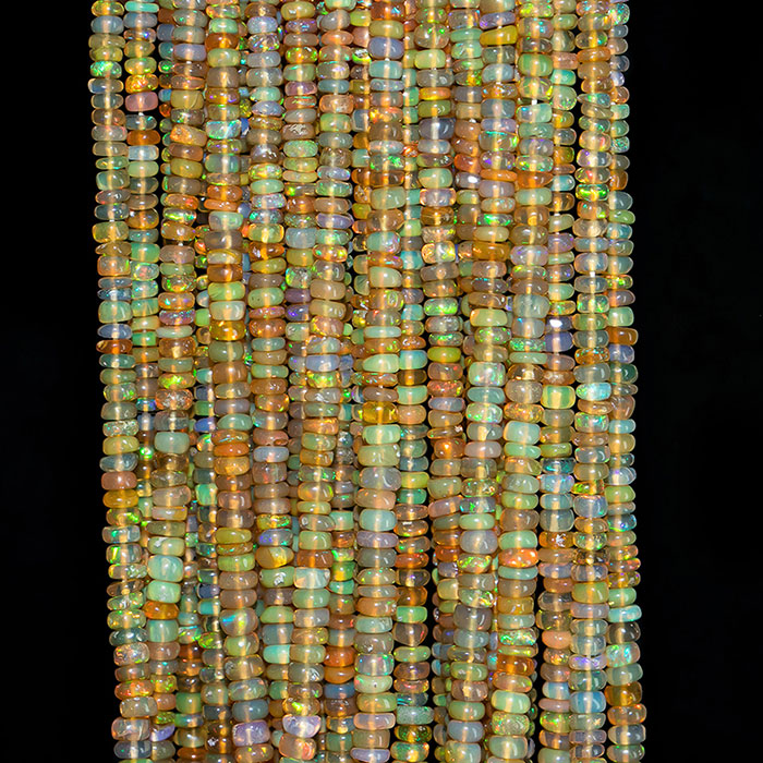 best quality Ethiopian Opal Plain Beads Strands manufacturer