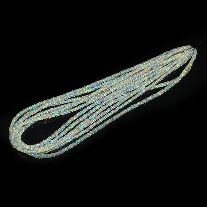manufacturer of Ethiopian Opal Plain Beads Strands for jewellery