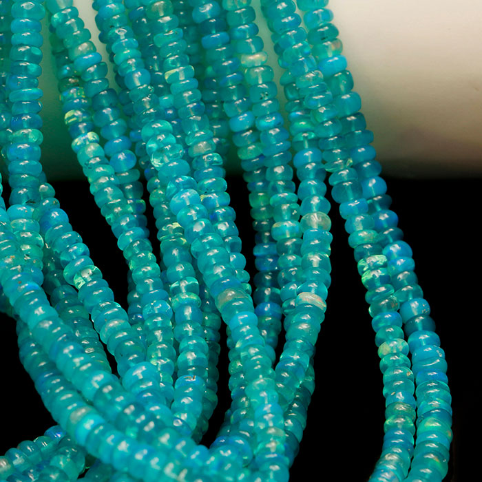 huge collection of Ethiopian Opal Plain Beads Strands exporters