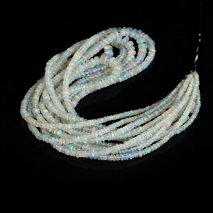 awesome look Ethiopian Opal Plain Beads Strands mala