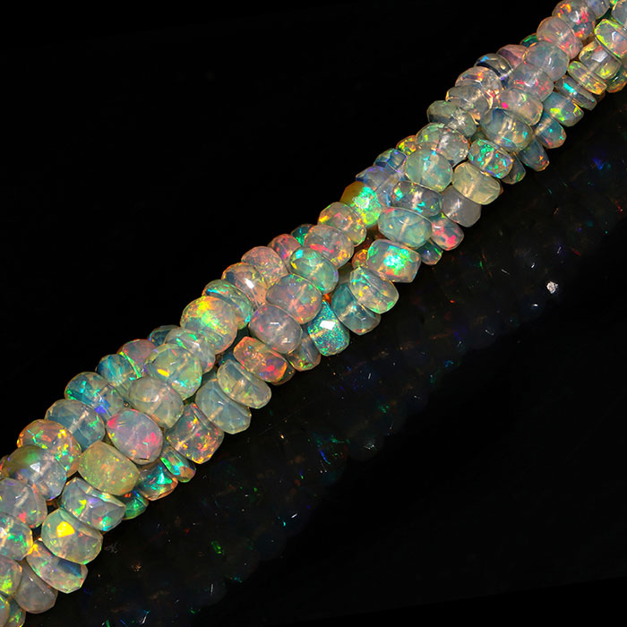 top quality Ethiopian Opal Faceted Beads Strands wholesaler