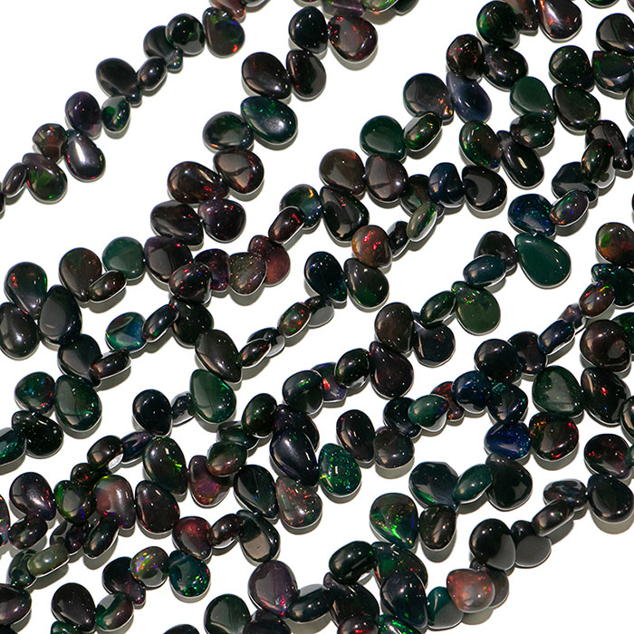 huge collection of Ethiopian Opal Plain Beads Strands exporters