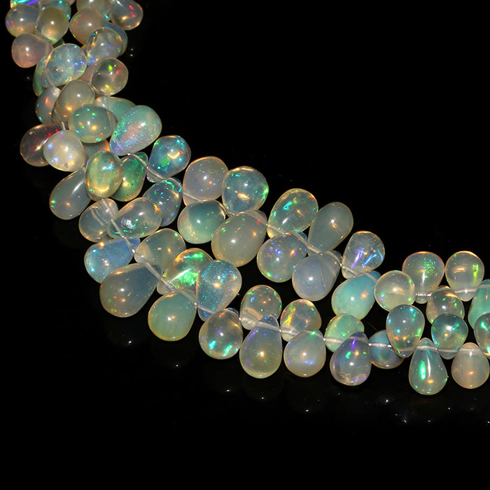 wholesale Ethiopian Opal Plain Beads Strands for necklace
