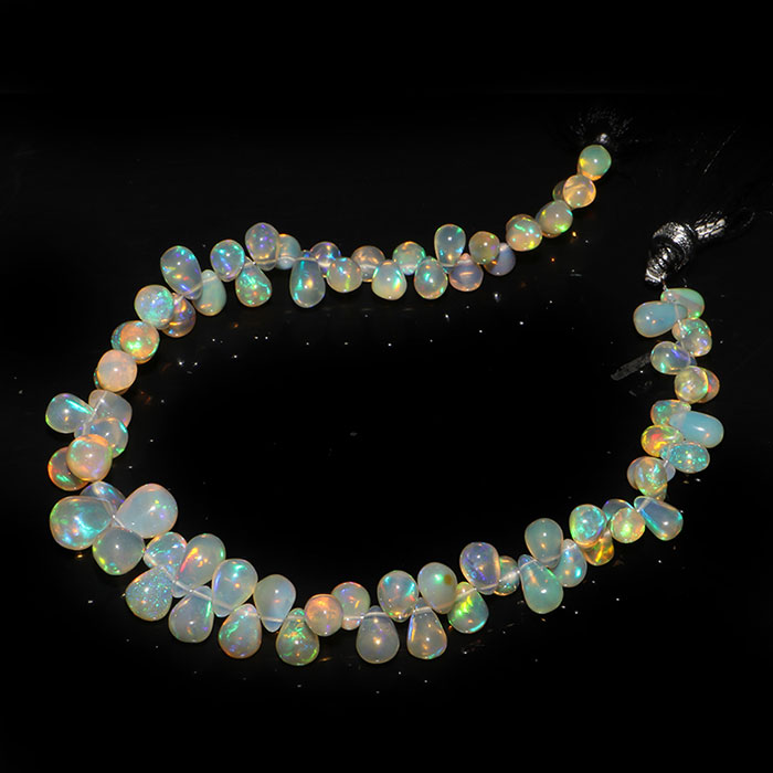 huge collection of Ethiopian Opal Plain Beads Strands exporters