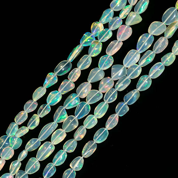 handmade Ethiopian Opal Plain Beads Strands Huge selections