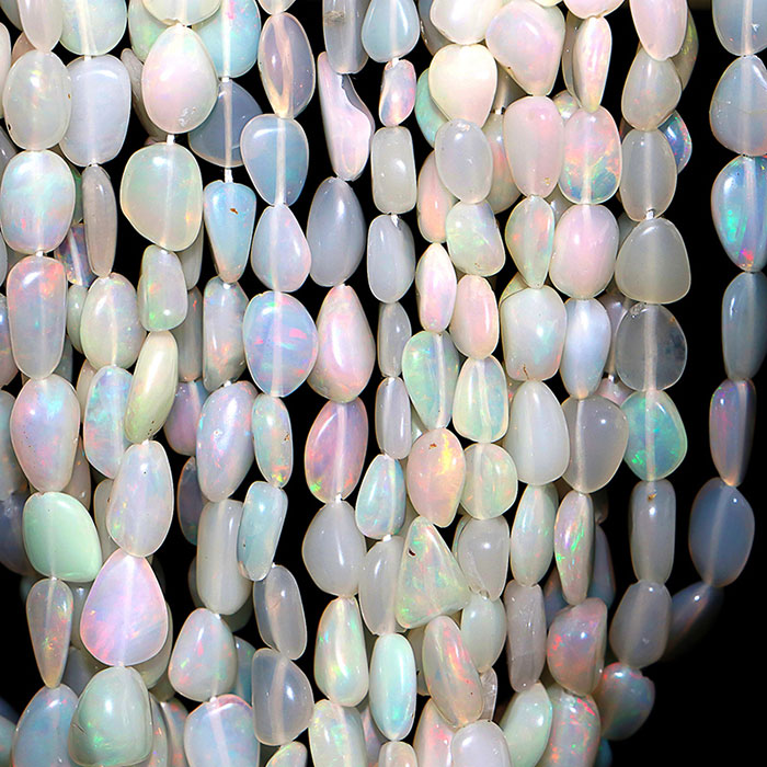 best quality Ethiopian Opal Plain Beads Strands manufacturer