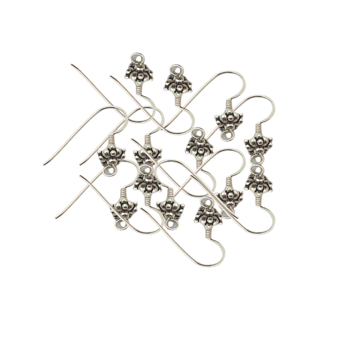 Online Solid Sterling Silver Earring Hook | Earring Hook For Jewelry |