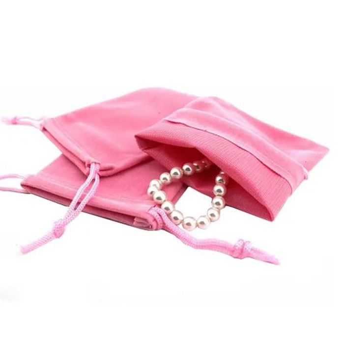 Buy Online Velvet  Custom Made Gift Bag | Drawstring Jewelry Pouch