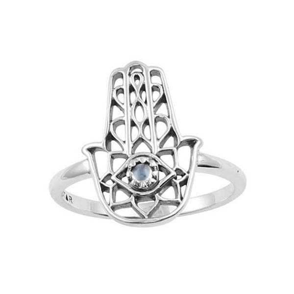 Search Hamsa Ring Available at Chakra Collection