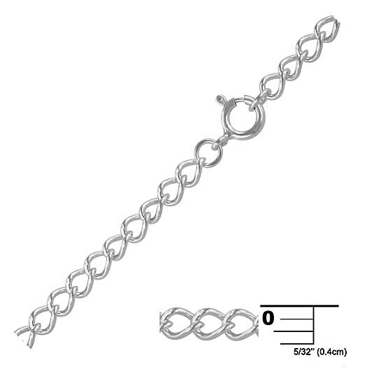 Exporter of Sterling Silver Curbs Chains.