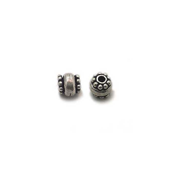 925 Silver Carved Beads|hand made silver beads