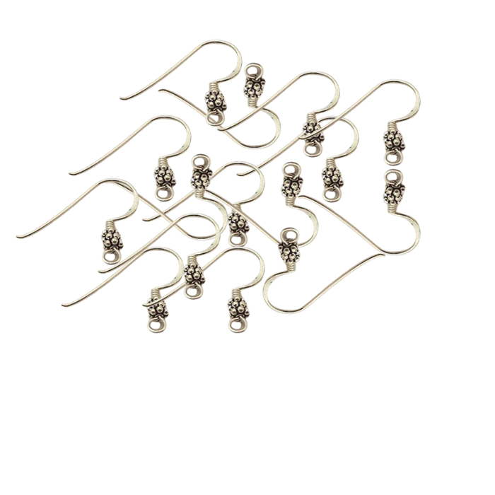 Top Quality Silver Handmade Earring Hook | Earring Hook For Jewelry |