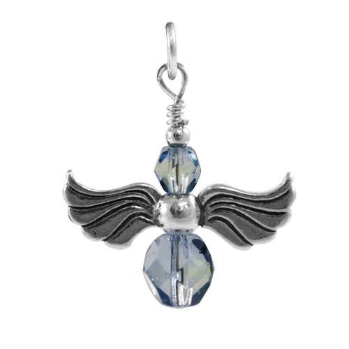 Suppliers Of Peridot Crystal Angel Charm |Exporter Handmade Christmas|
