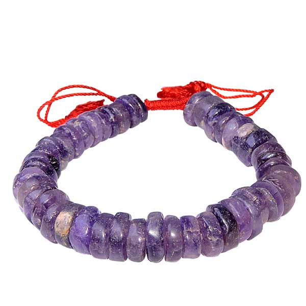 Online Natural Loose Amethyst  Beads Handmade Bracelets At Wholesale Price