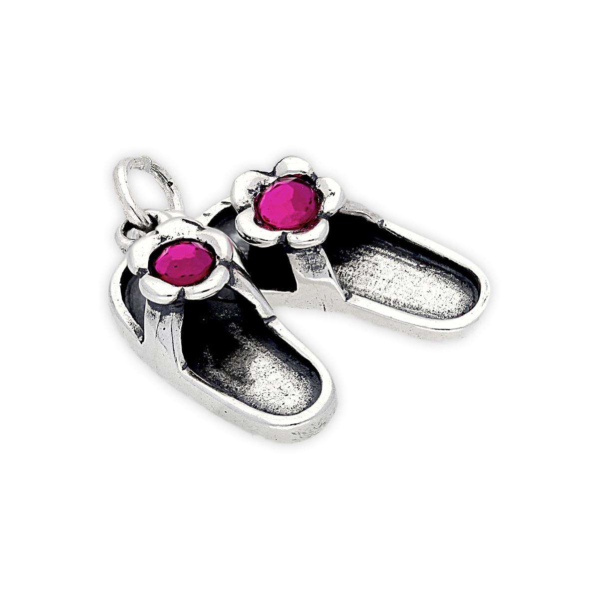 Best Quality Pair Of Flip Flops Charm |Sterling Silver Pair Of Flip Flops Charm|