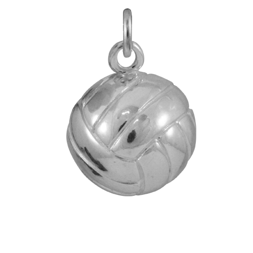 Exporter Of Volleyball Charm |Solid Sterling Silver Volleyball Charm|