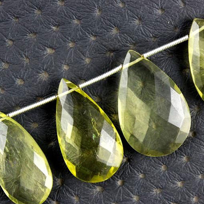online selection of Lemon Quartz Faceted Beads Strands for mala