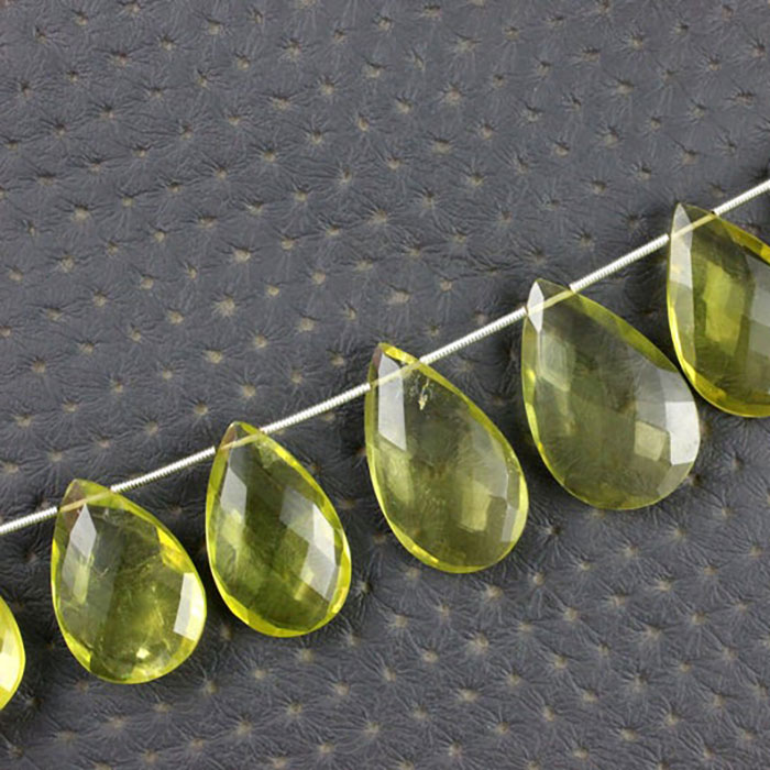 buy online Lemon Quartz Faceted Beads Strands manufacturer
