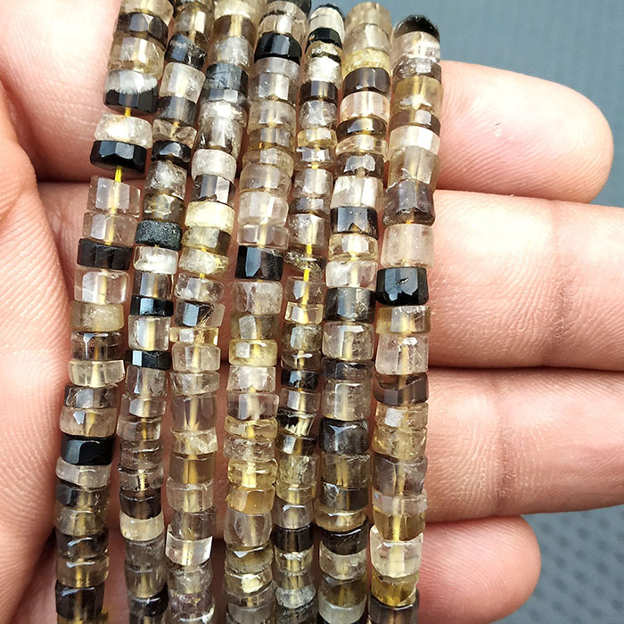 manufacturer of Lemon Quartz Faceted Beads Strands for jewellery