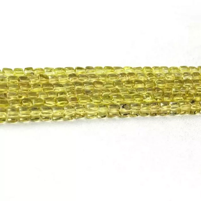 hand made Lemon Quartz Plain Beads Strands wholesaler