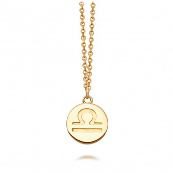 Libra Zodiac  Astrology Necklace Jewelry