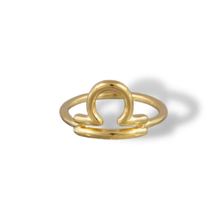 Libra Zodiac  symbol Rings Jewelry