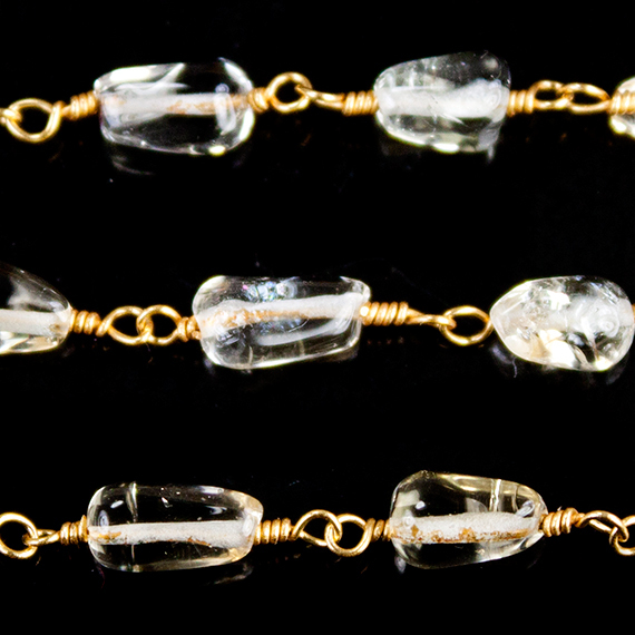 Wholesaler Light Citrine Plain Tear Drop Wire Wrapped