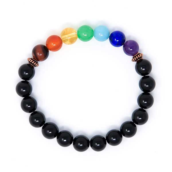 Manufacturer of Loose Black Tourmaline-Chakra Beads Bracelets Jewelry