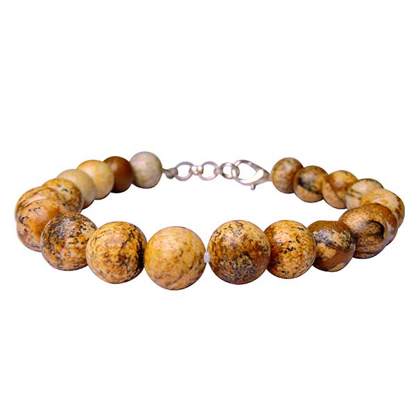 Online Shop Of Loose Picture Jasper Beads Bracelets Jewelry